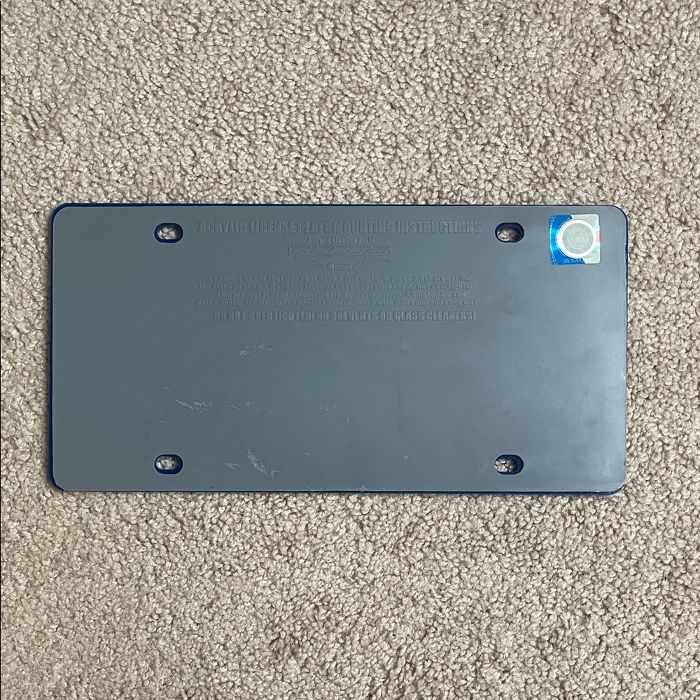NWT Auburn Alumni Decorative‎ License Plate in Blue and Orange - Picture 2 of 2